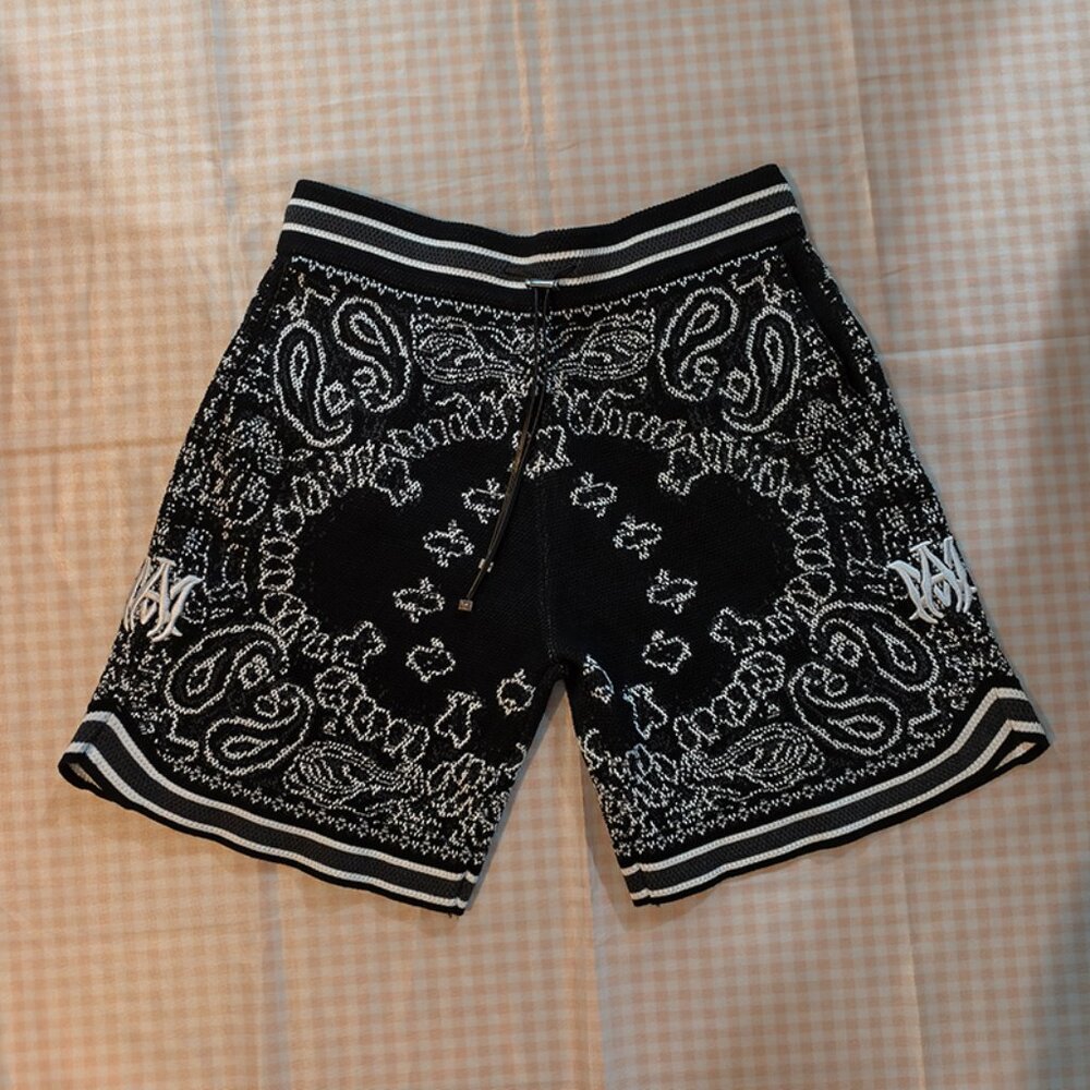 AMIRI Black Knit Shorts
